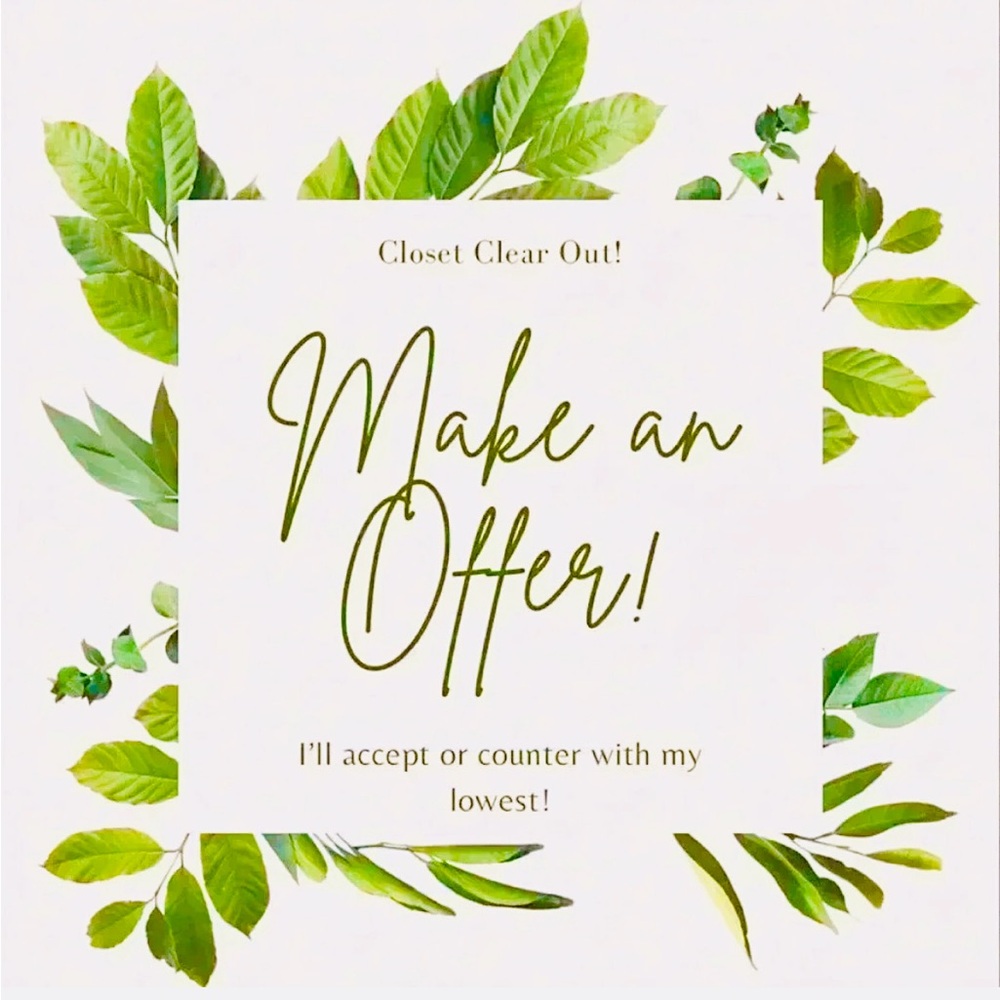 Accepting reasonable offers 💛
